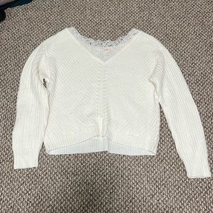 Cute white sweater